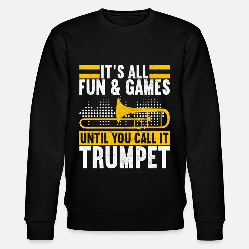 Posaune Trombone - Stanley/Stella CHANGER Unisex Organic Sweatshirt - black