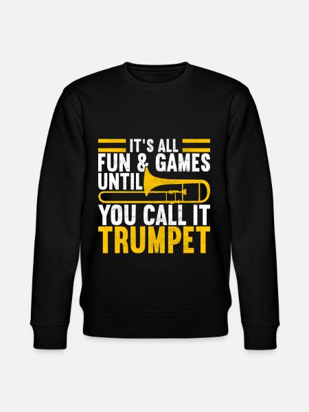 Posaune Trombone - Stanley/Stella CHANGER Unisex Organic Sweatshirt - black