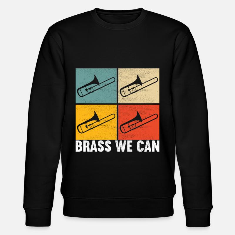 Posaune Trombone - Sweat bio CHANGER Stanley/Stella Unisexe - noir