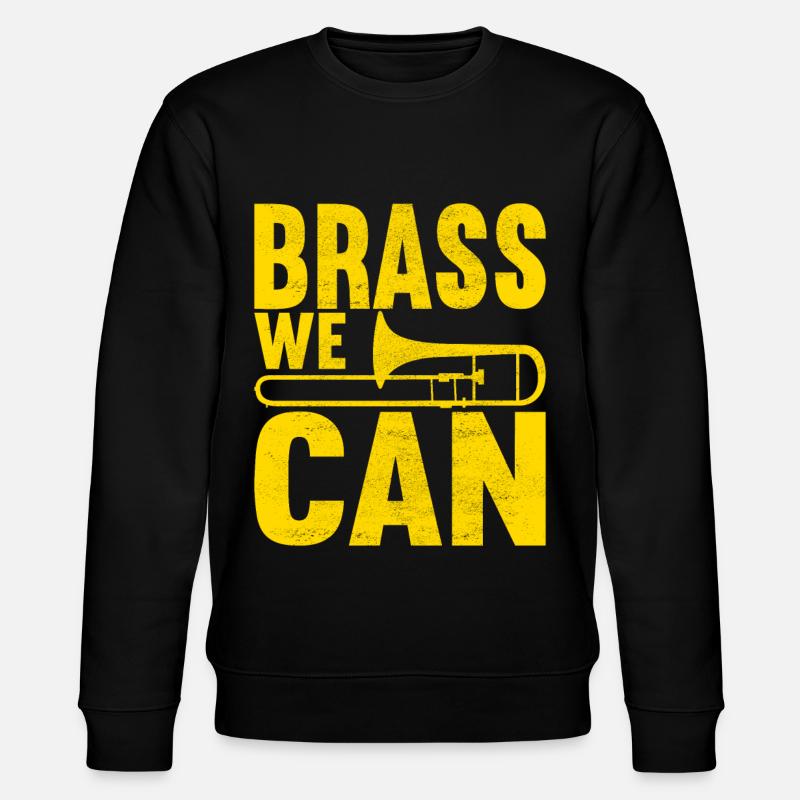Posaune Trombone - Stanley/Stella Unisex Bio-Sweatshirt CHANGER  - Schwarz