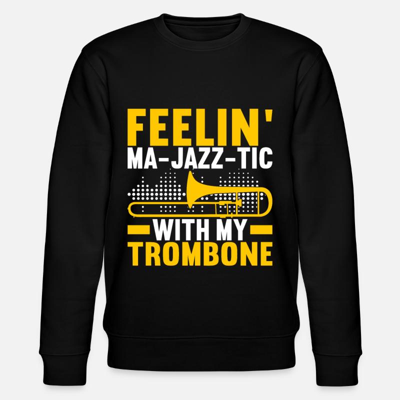 Posaune Trombone - Sweat bio CHANGER Stanley/Stella Unisexe - noir