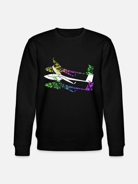 Glider Glider Gliding - Stanley/Stella CHANGER Unisex Organic Sweatshirt - black
