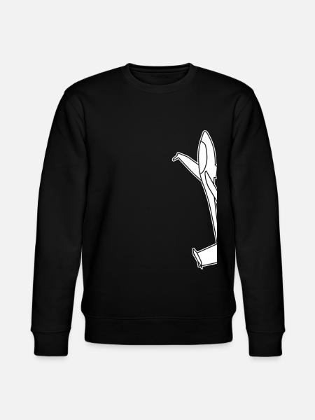 Glider Glider Pilot - Stanley/Stella CHANGER Unisex Organic Sweatshirt - black