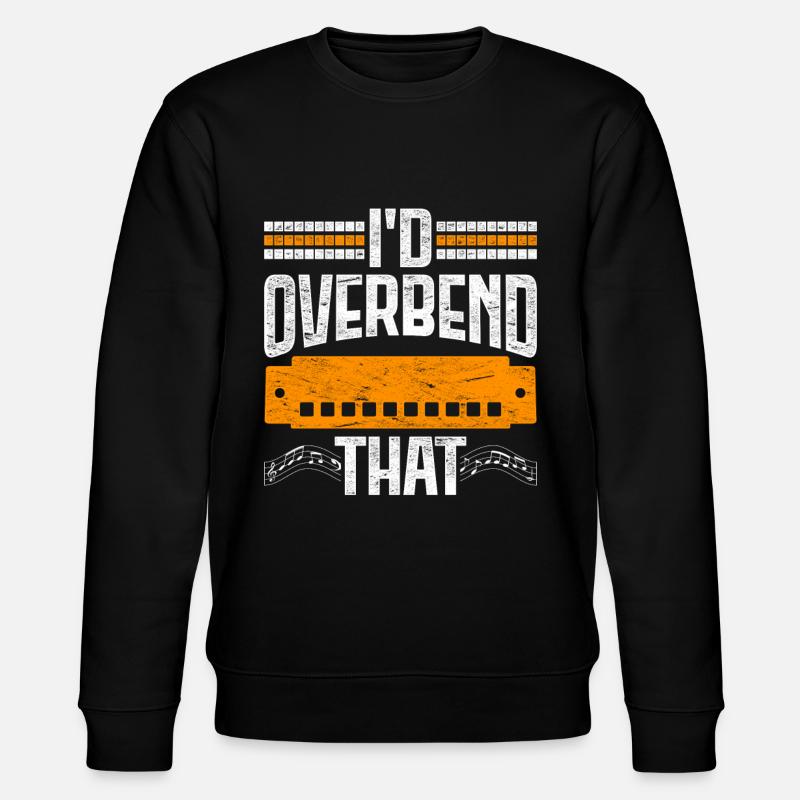 Harmonica harmonica player - Stanley/Stella CHANGER Unisex Organic Sweatshirt - black