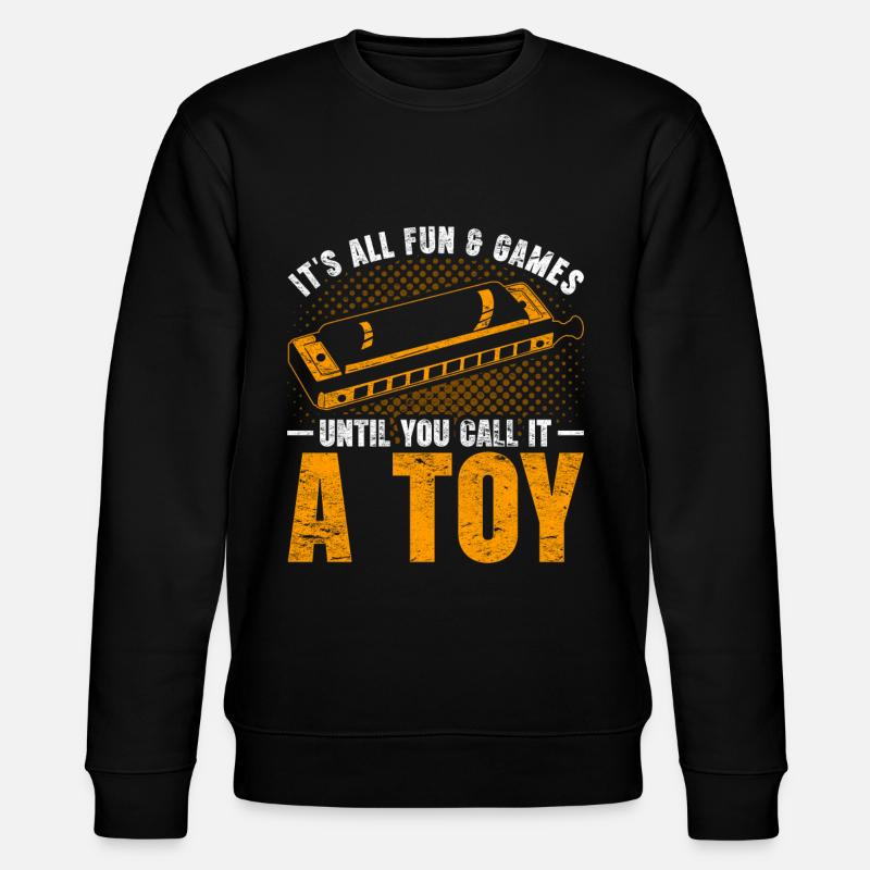 Harmonica harmonica player - Stanley/Stella CHANGER Unisex Organic Sweatshirt - black