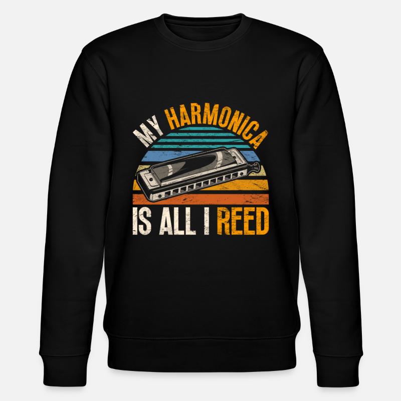 Harmoniciste - Sweat bio CHANGER Stanley/Stella Unisexe - noir