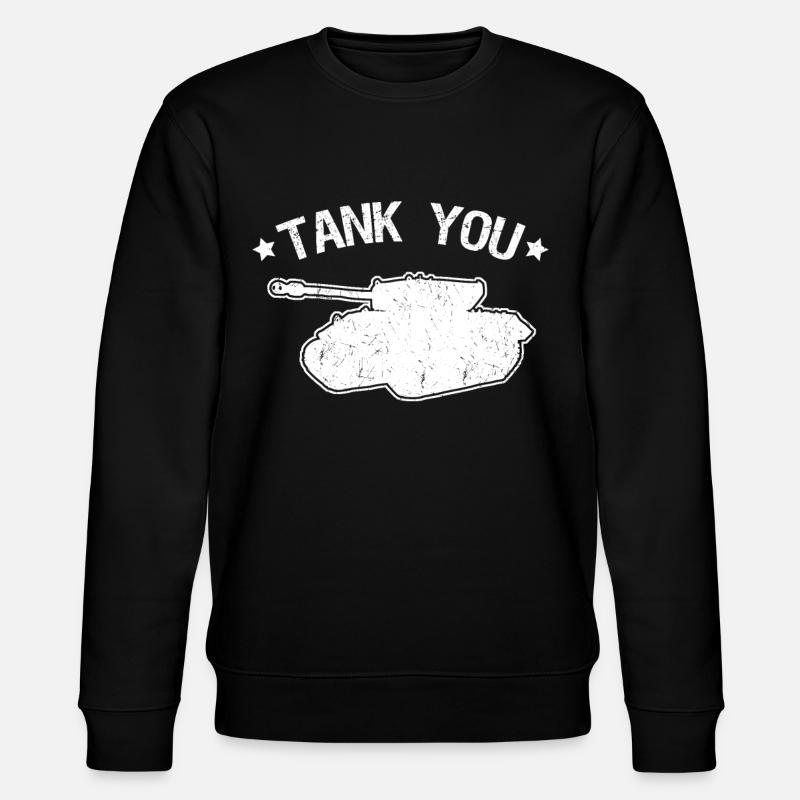 Panzer Kampfpanzer Panzerfahrer - Stanley/Stella Unisex Bio-Sweatshirt CHANGER  - Schwarz