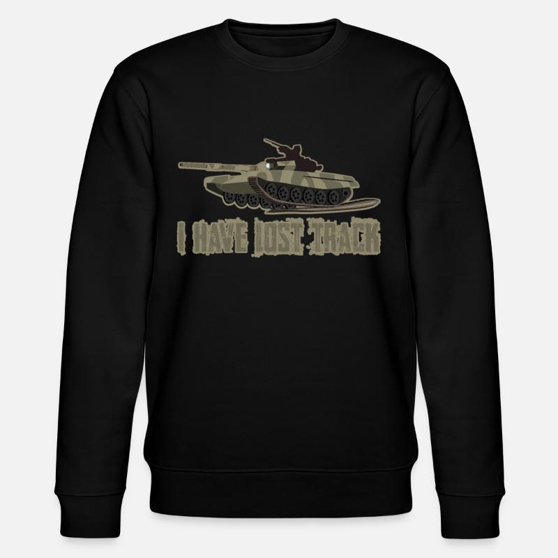 Panzer Kampfpanzer Panzerkette - Stanley/Stella Unisex Bio-Sweatshirt CHANGER  - Schwarz