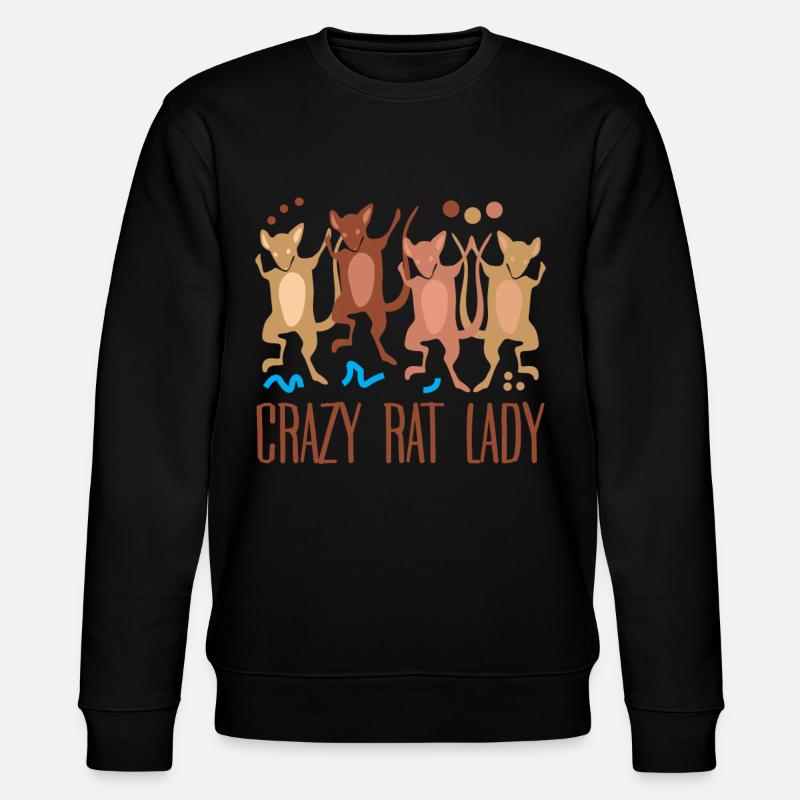 Rat dancing rats - Stanley/Stella CHANGER Unisex Organic Sweatshirt - black