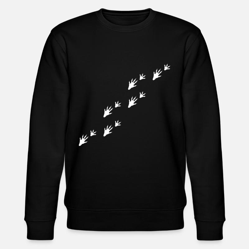 Rat footprints Rats footprints - Stanley/Stella CHANGER Unisex Organic Sweatshirt - black