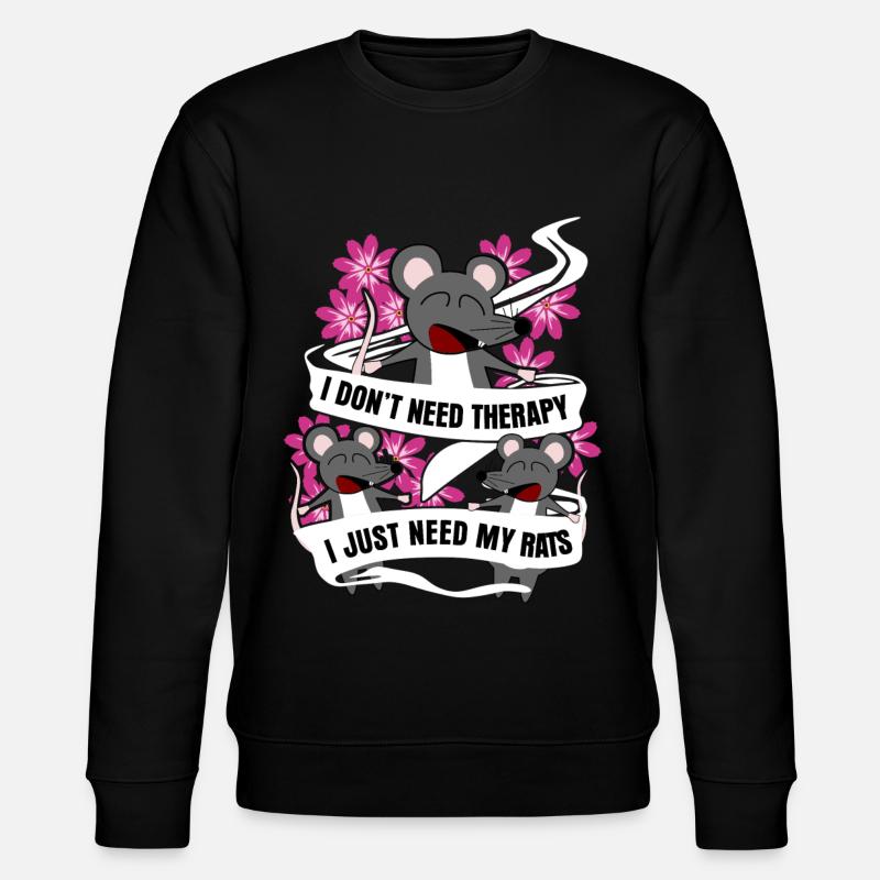Rat Rat Propriétaire Rats - Sweat bio CHANGER Stanley/Stella Unisexe - noir