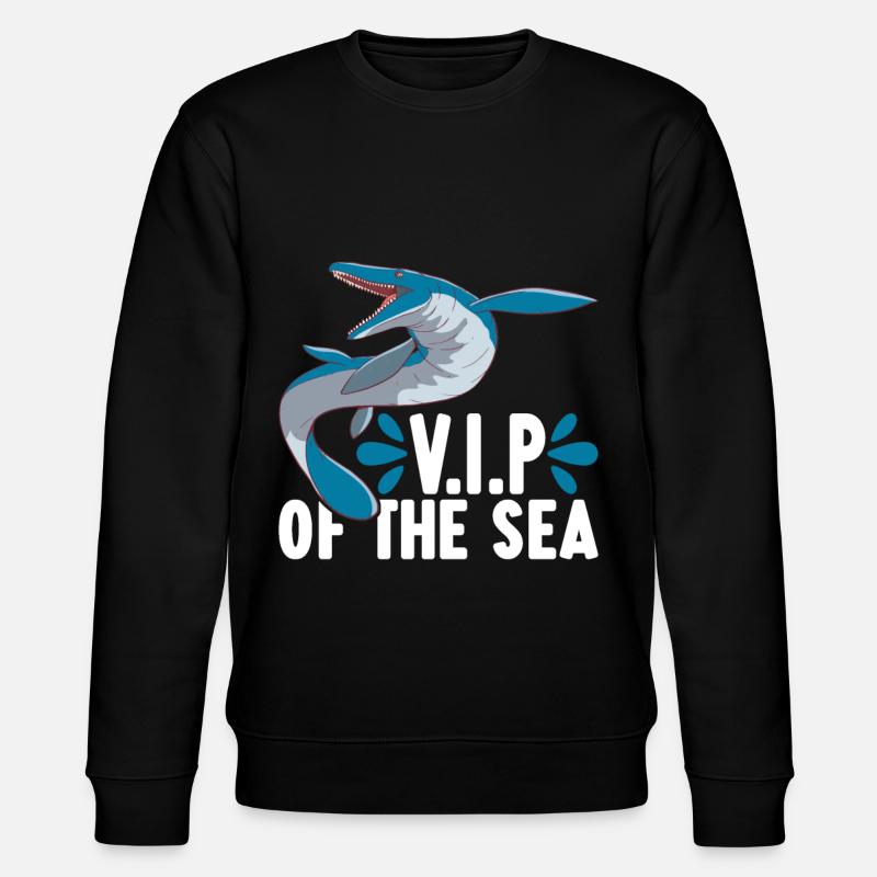 Mosasaurus Dinosaur - Stanley/Stella CHANGER Unisex Organic Sweatshirt - black