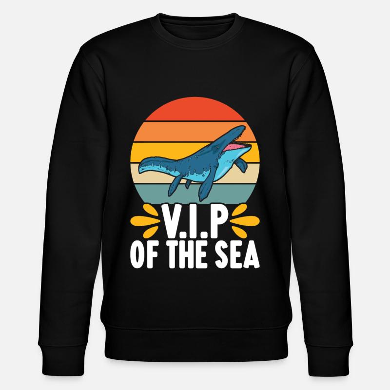 Mosasaurus Dinosaurier - Stanley/Stella Unisex Bio-Sweatshirt CHANGER  - Schwarz