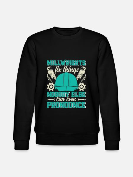 Millwrights Specific Tools - Stanley/Stella CHANGER Unisex Organic Sweatshirt - black