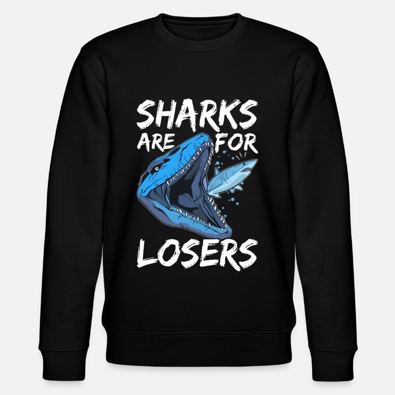 Dinosaure mosasaure - Sweat bio CHANGER Stanley/Stella Unisexe - noir