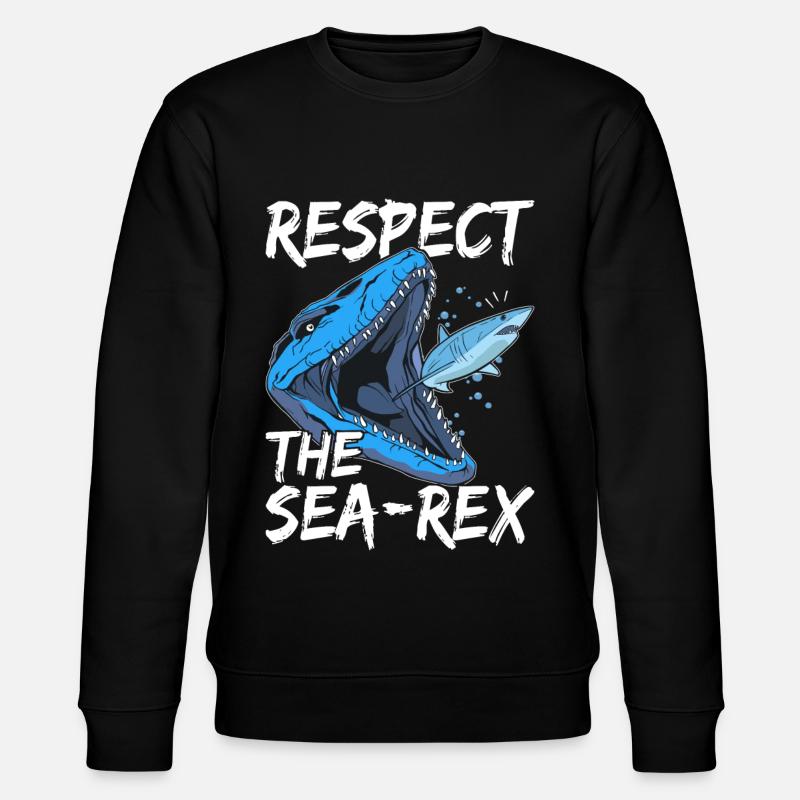 Dinosaure mosasaure - Sweat bio CHANGER Stanley/Stella Unisexe - noir