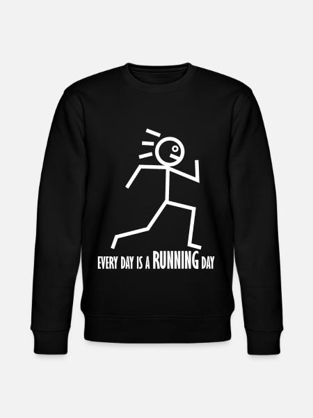 Running, Sprinting, Running - Stanley/Stella CHANGER Unisex Organic Sweatshirt - black