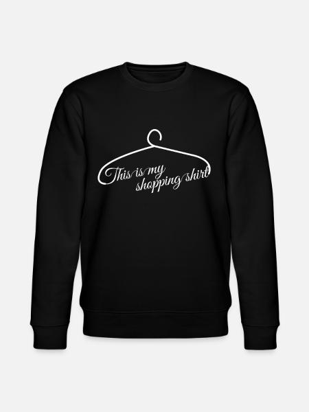 Shopping Shirt Hanger Shopping - Stanley/Stella Uniseks bio-sweatshirt CHANGER  - zwart