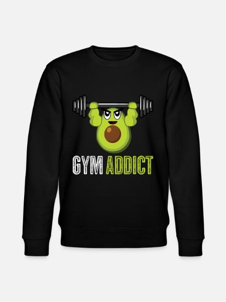 Bodybuilder Gym Fitness Strongman - Stanley/Stella CHANGER Unisex Organic Sweatshirt - black