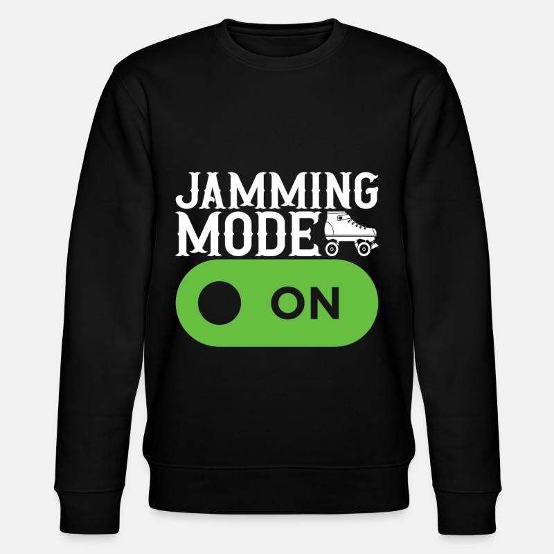 Roller derby - Stanley/Stella CHANGER Unisex Organic Sweatshirt - black