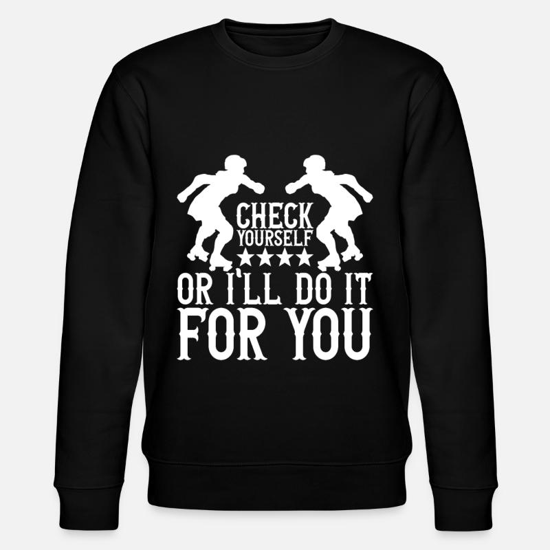 Roller derby - Stanley/Stella CHANGER Unisex Organic Sweatshirt - black