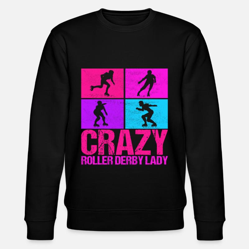 Roller Derby - Stanley/Stella Unisex Bio-Sweatshirt CHANGER  - Schwarz