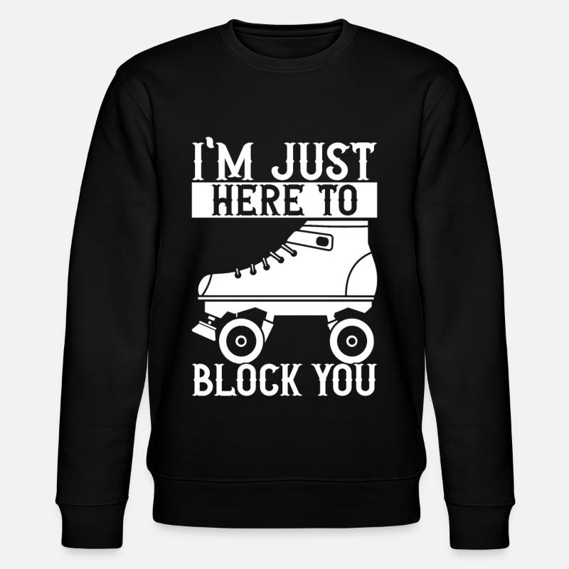 Roller derby - Stanley/Stella CHANGER Unisex Organic Sweatshirt - black