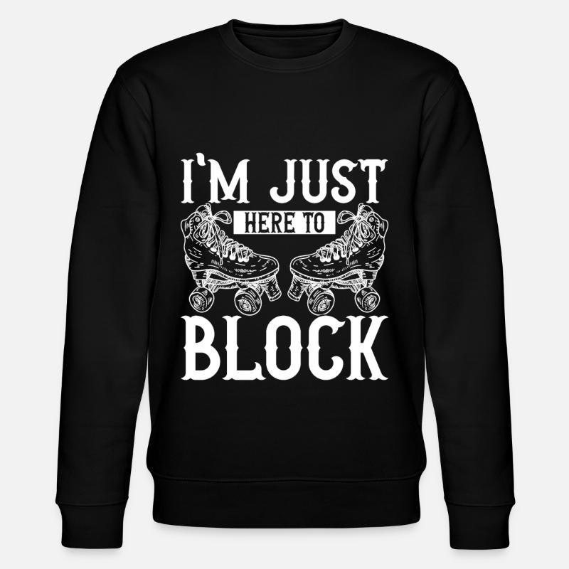 Roller derby - Stanley/Stella CHANGER Unisex Organic Sweatshirt - black