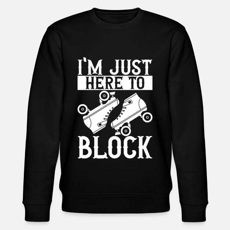 Roller derby - Stanley/Stella CHANGER Unisex Organic Sweatshirt - black