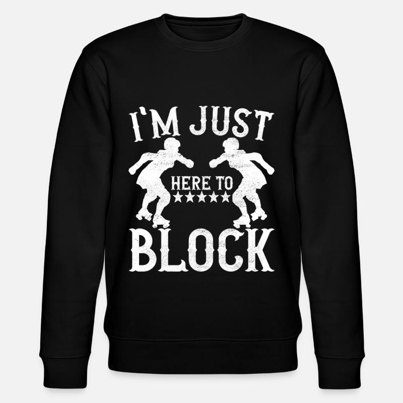 Roller derby - Stanley/Stella CHANGER Unisex Organic Sweatshirt - black