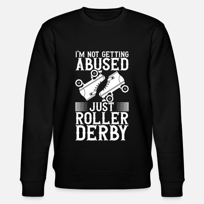 Roller derby - Stanley/Stella CHANGER Unisex Organic Sweatshirt - black
