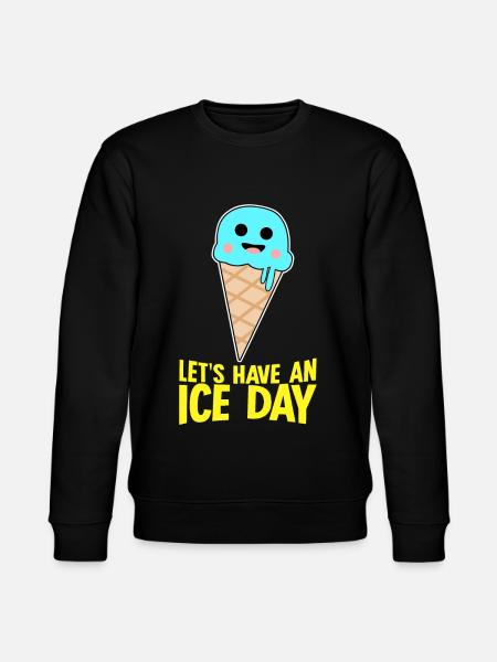 Ice Cream Nice Day - Stanley/Stella Unisex Bio-Sweatshirt CHANGER  - Schwarz