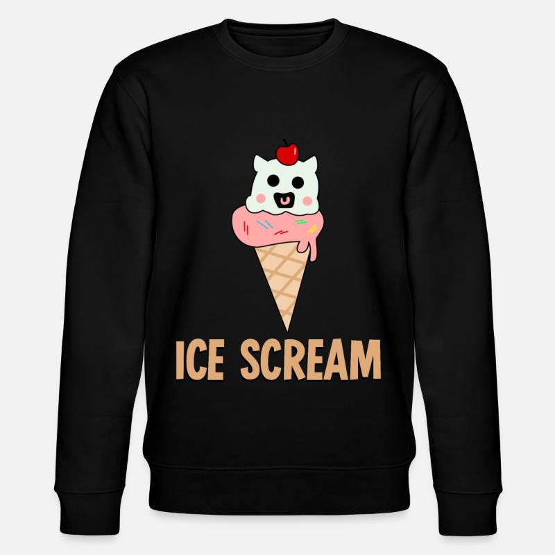 Screaming Ice - Stanley/Stella Unisex Bio-Sweatshirt CHANGER  - Schwarz