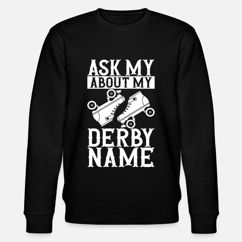 Roller derby - Stanley/Stella CHANGER Unisex Organic Sweatshirt - black