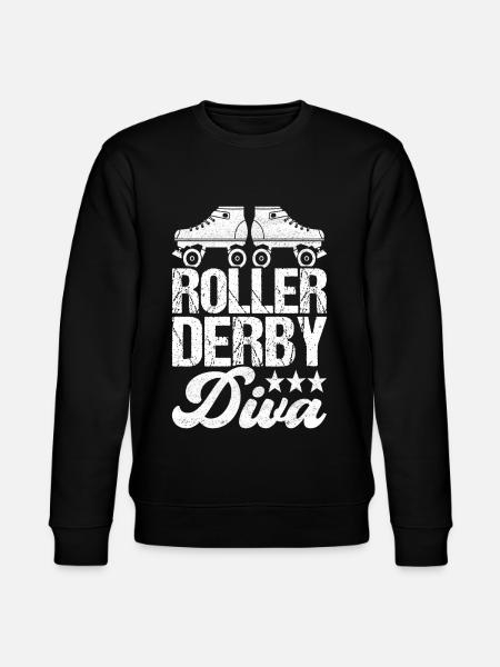Roller derby - Stanley/Stella CHANGER Unisex Organic Sweatshirt - black