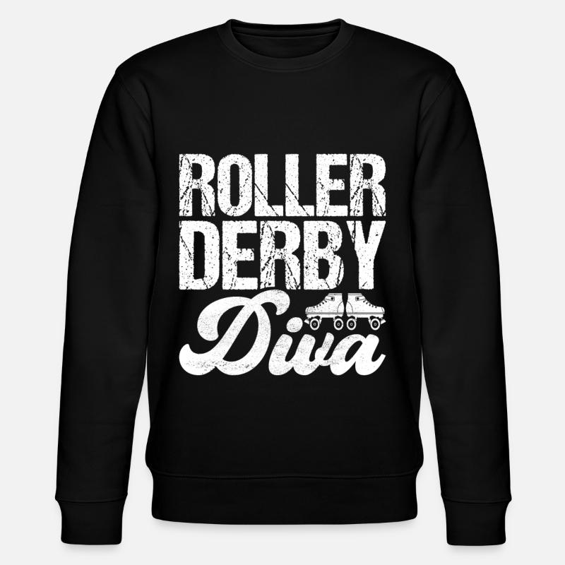 Roller derby - Stanley/Stella CHANGER Unisex Organic Sweatshirt - black