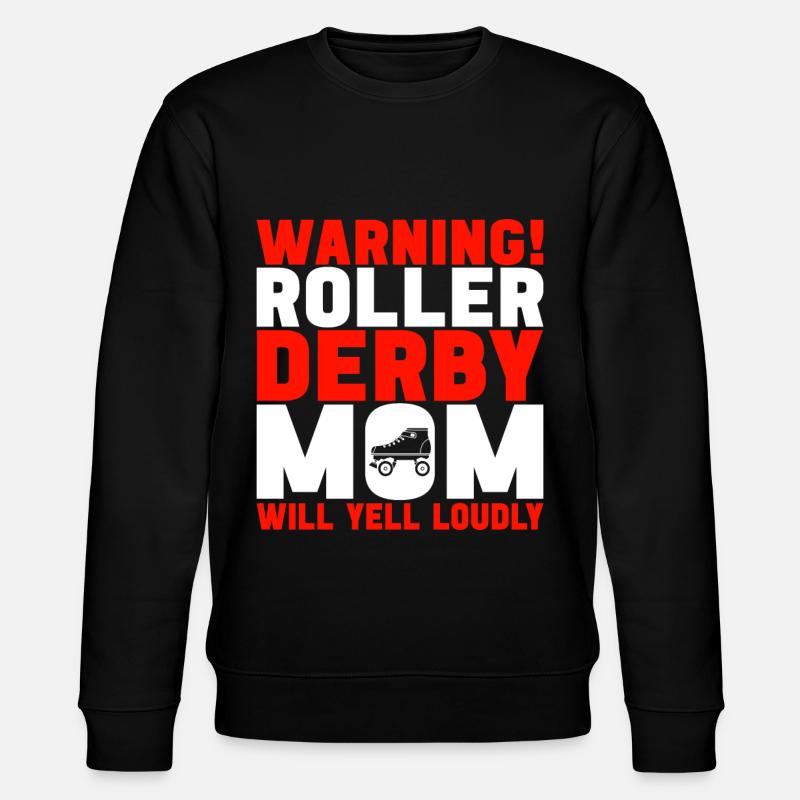 Roller derby - Stanley/Stella CHANGER Unisex Organic Sweatshirt - black