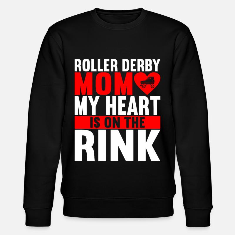 Roller derby - Stanley/Stella CHANGER Unisex Organic Sweatshirt - black