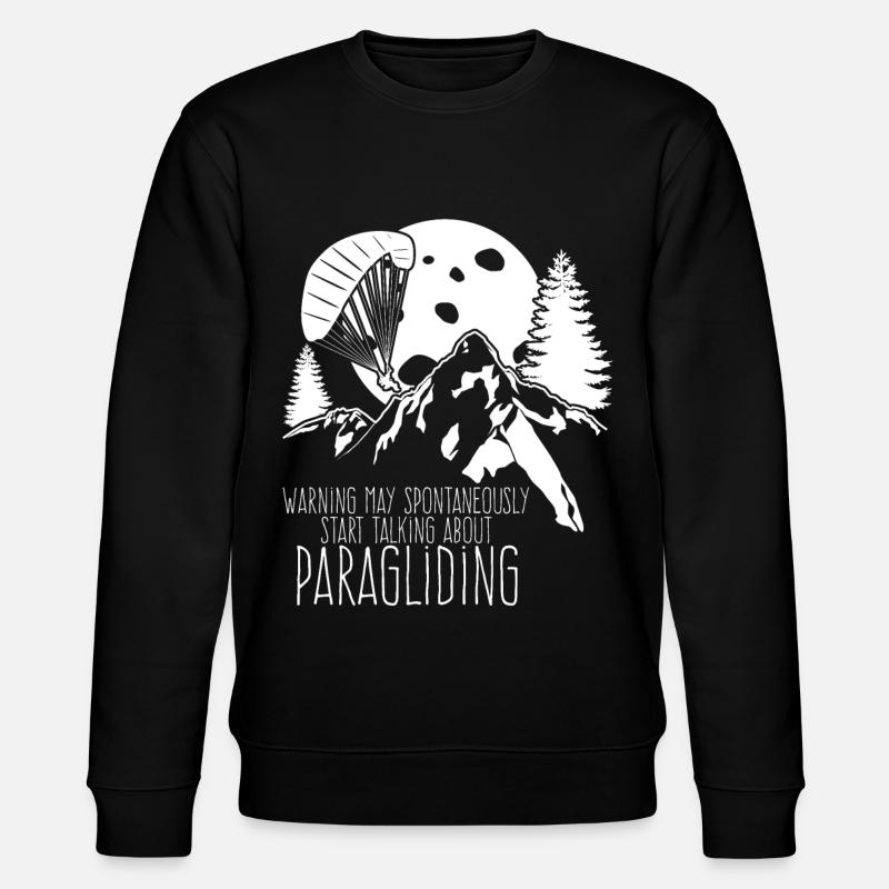 Parapente, parapente, parapente - Sweat bio CHANGER Stanley/Stella Unisexe - noir