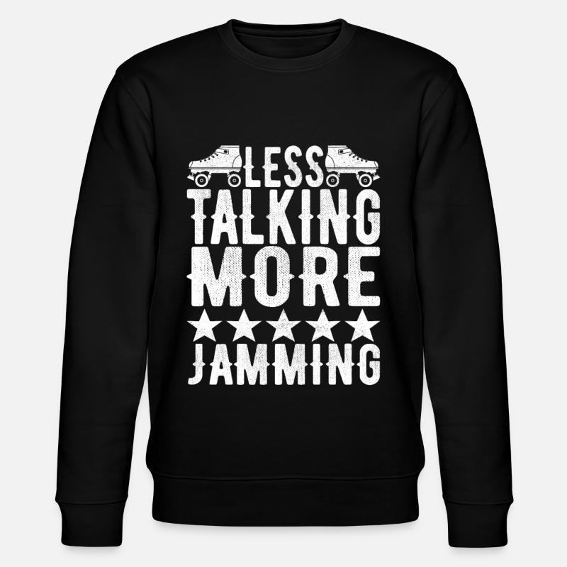 Roller derby - Stanley/Stella CHANGER Unisex Organic Sweatshirt - black