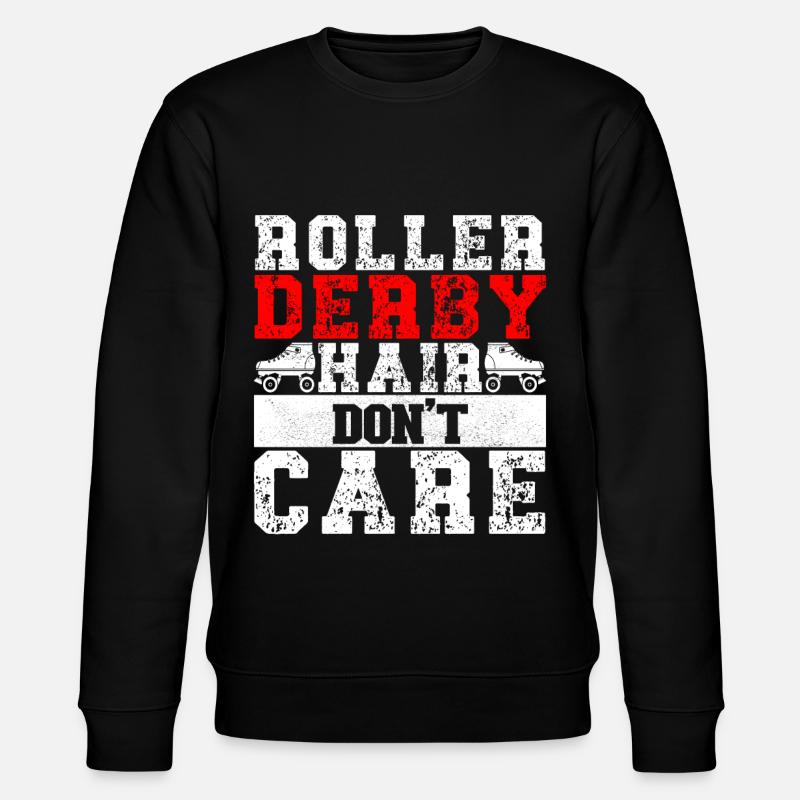 Roller derby - Stanley/Stella CHANGER Unisex Organic Sweatshirt - black