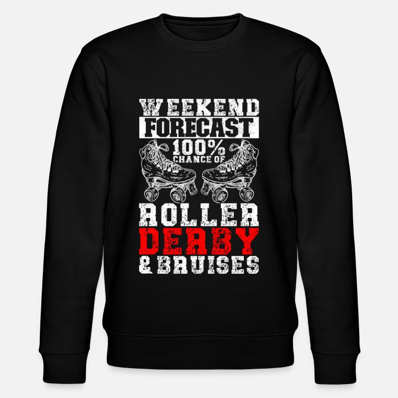 Roller derby - Stanley/Stella CHANGER Unisex Organic Sweatshirt - black
