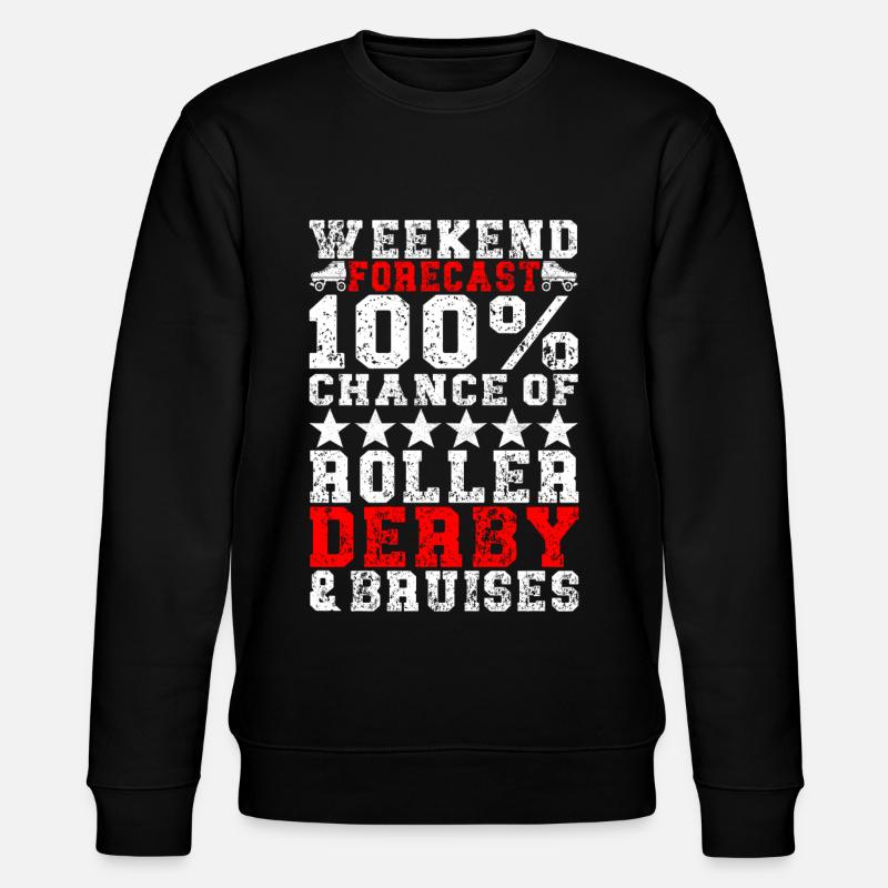 Roller derby - Stanley/Stella CHANGER Unisex Organic Sweatshirt - black