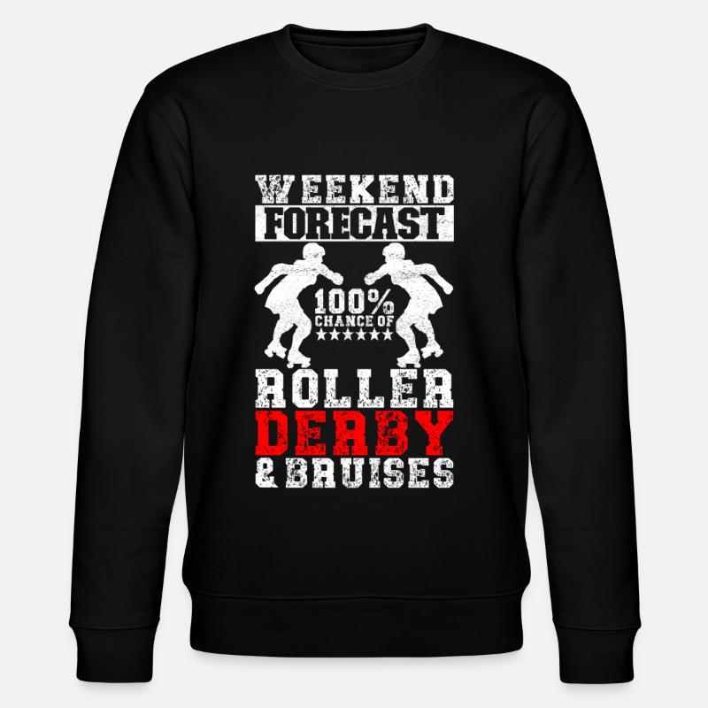 Roller Derby - Stanley/Stella Unisex Bio-Sweatshirt CHANGER  - Schwarz