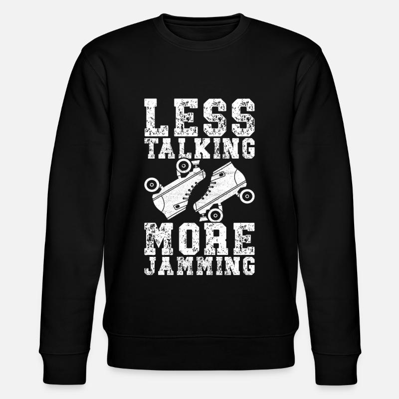 Roller derby - Stanley/Stella CHANGER Unisex Organic Sweatshirt - black