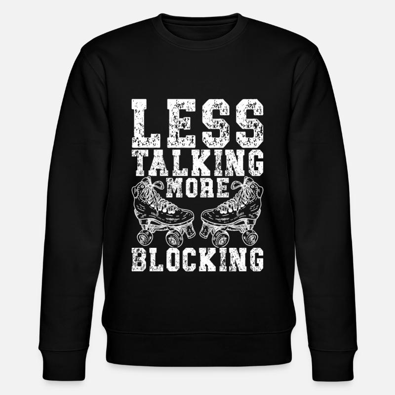 Roller derby - Stanley/Stella CHANGER Unisex Organic Sweatshirt - black