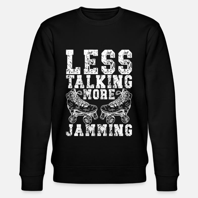 Roller derby - Stanley/Stella CHANGER Unisex Organic Sweatshirt - black