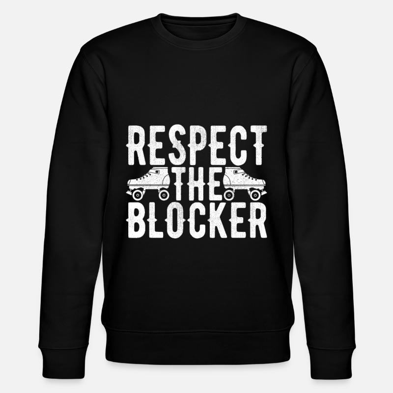 Roller derby - Stanley/Stella CHANGER Unisex Organic Sweatshirt - black