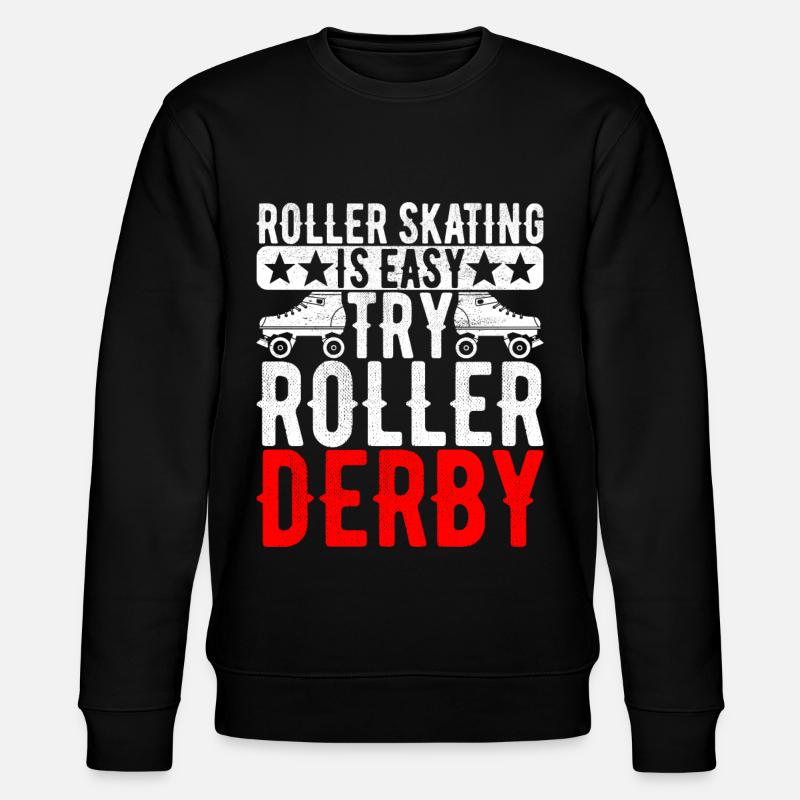 Roller Derby - Stanley/Stella Unisex Bio-Sweatshirt CHANGER  - Schwarz