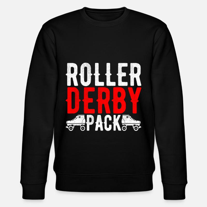 Roller derby - Sweat bio CHANGER Stanley/Stella Unisexe - noir